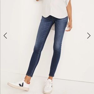 Madewell Maternity Over-the-Belly Skinny Jeans in Danny Wash: | Size 28 | NWT